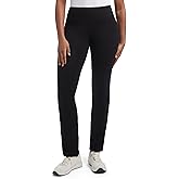 Jockey Womens Active Solid Cotton Jersey Yoga Pants