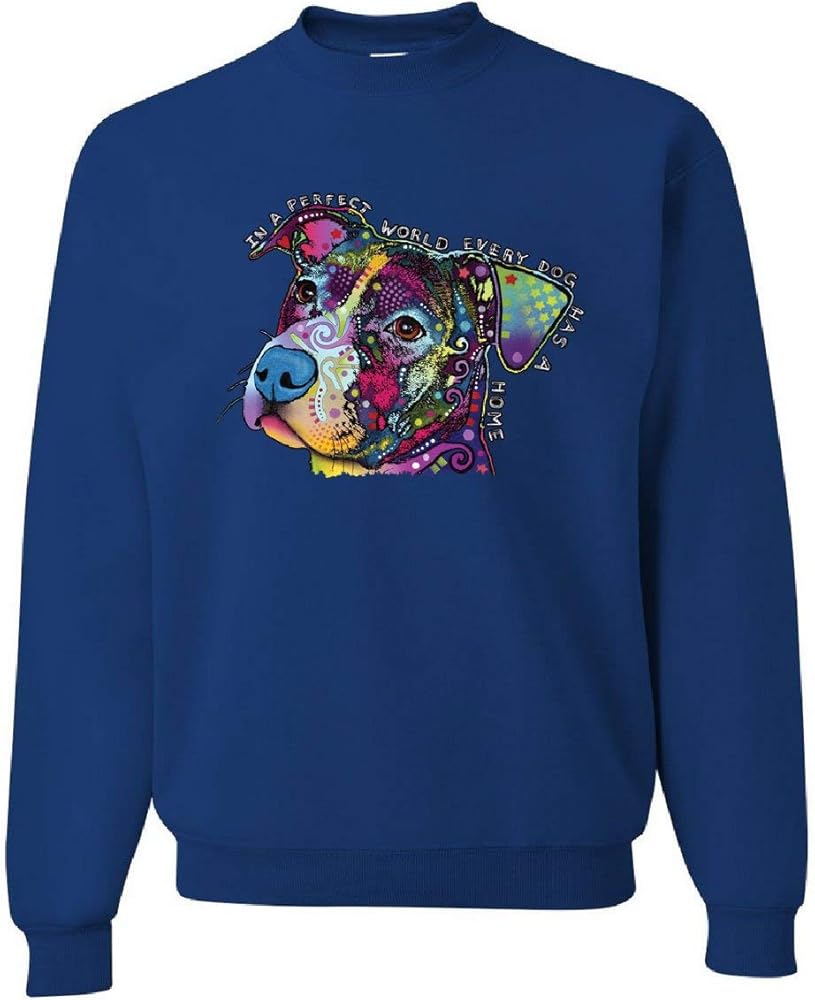 In A Perfect World Every Dog Has A Home Dean Russo Pitbull Sweater