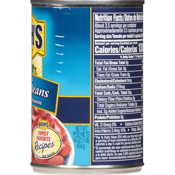 BUSH’S BEST DARK RED KIDNEY BEANS 16OZ