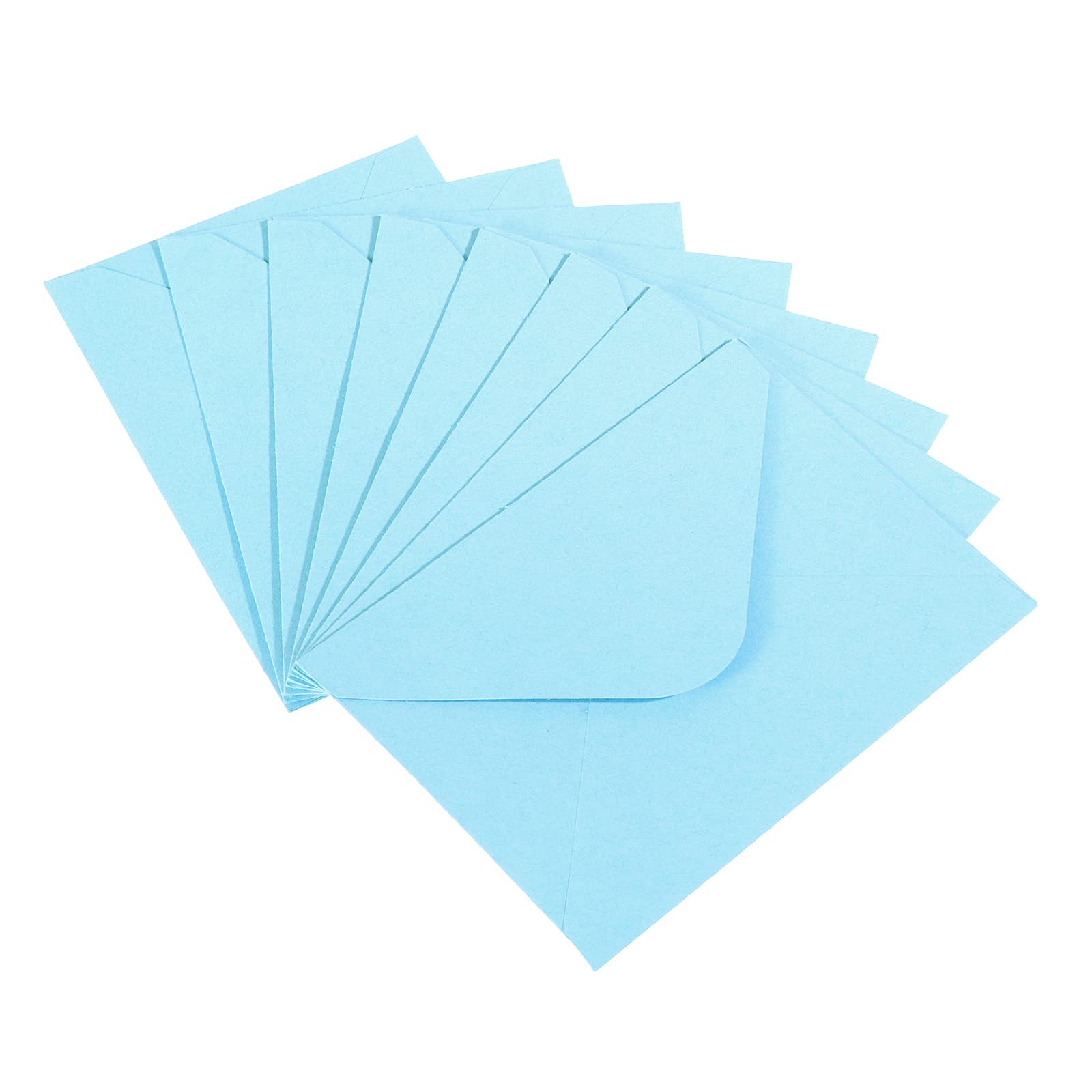 PATIKIL Mini Envelopes, 50 Pack Mini Gift Card Business Card Envelope for Greeting Weddings, Light Blue — image 1