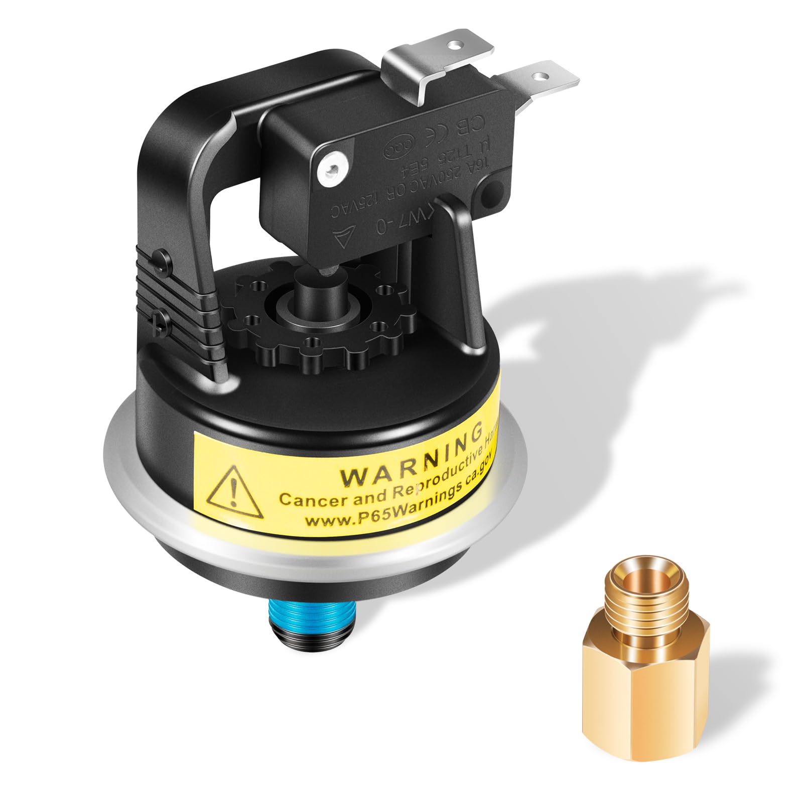 Photo 1 of R0013200 2PSI Air Pressure Switch for Jandy/Zodiac/Teledyne Laars LXi LRZ Pool Heater Pressure Switch