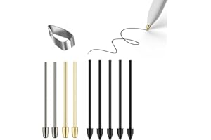 TALTAW Metal Nibs/Tips Replacement Tips for Remarkable 2, Durable Remarkable Pen Tips for Marker 1/2 Stylus Marker Pen Plus, Titanium + Copper + lastic Nibs/Tips+Clip 2+2+5 Pcs