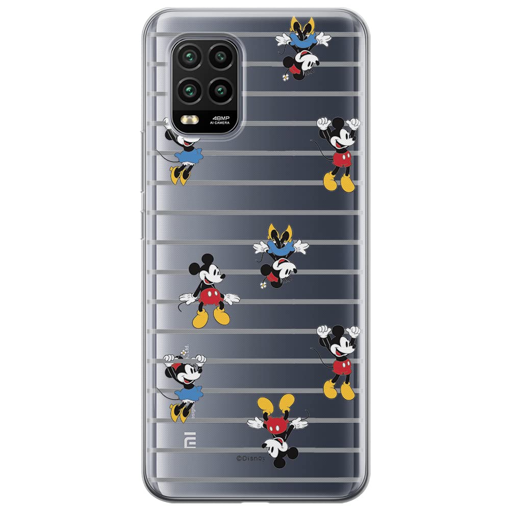 ERT GROUP mobile phone case for Xiaomi MI 10 LITE original and officially Licensed Disney pattern Mickey & Minnie 007 optimally adapted to the shape of the mobile phone, partially transparent — image 1