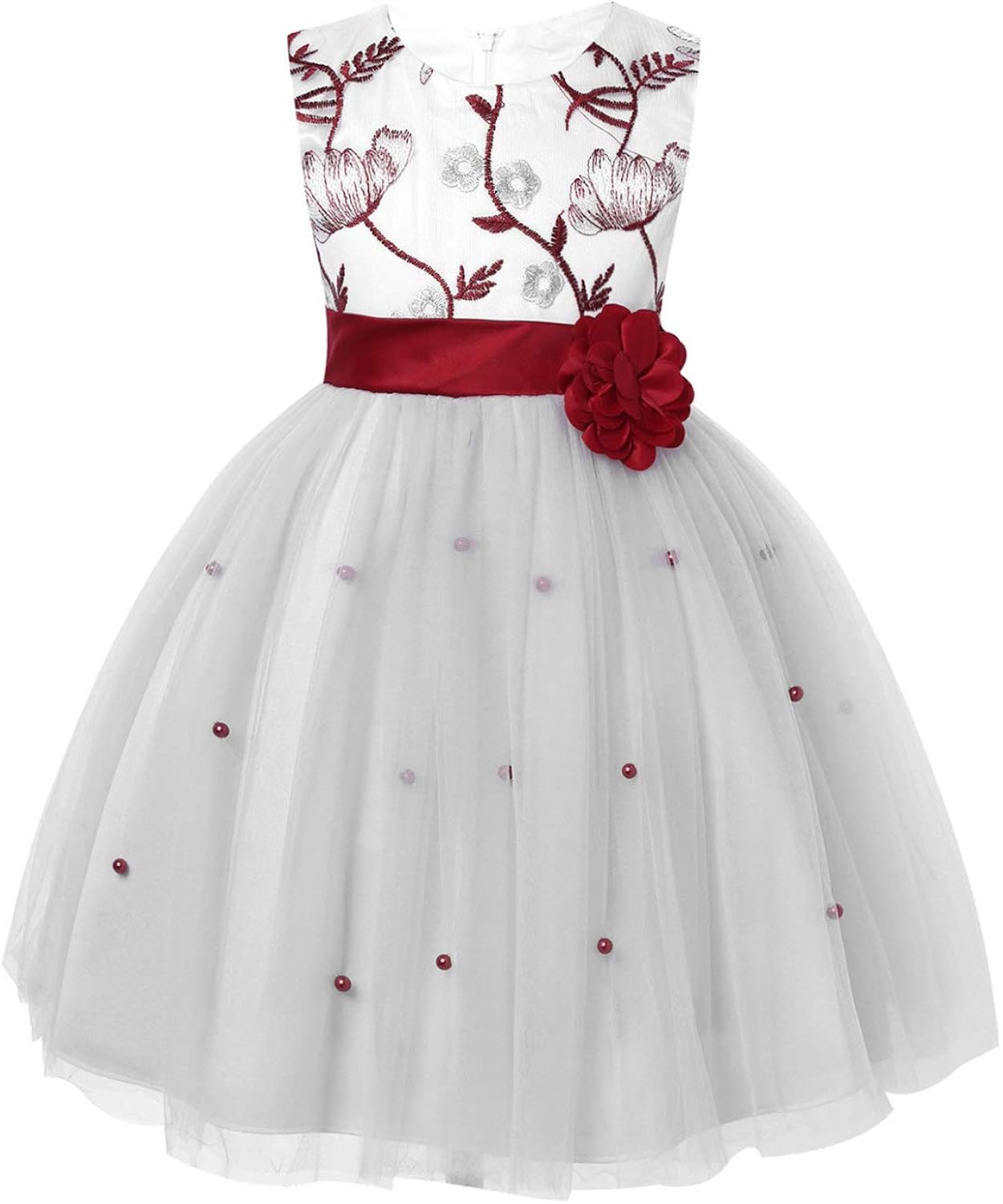Freebily Blumenmädchenkleid Für Baby Mädchen - Festliches Tutu Kleid