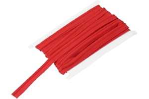 MECCANIXITY Piping Cord Trim 6 Yards 5/8 Inch Piping Tape for Sewing DIY Crafting Fabric Edge Trim Red
