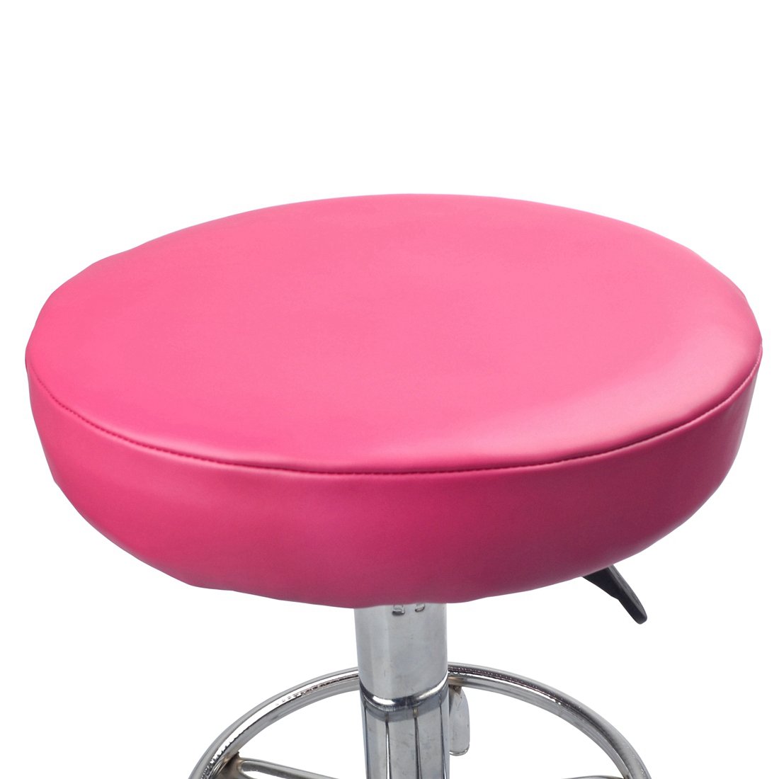 Buy Enerhu Faux Leather Stool Cover Round Bar Stool Slipcover Waterproof Diameter 118 Rose Online At Low Prices In India Amazonin