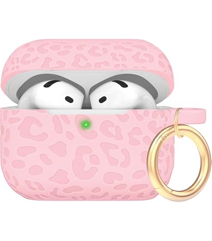 Coque AirPods Pro 3 (2025) Imprimé Léopard - Avec Breloque Perle - Protection Contre Chocs Et Rayures - Ajustement Parfait, Charge Sans Fil Compatible - 9