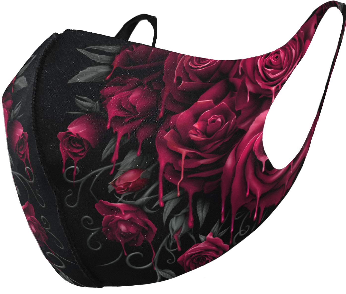 Spiral - Blood Rose - Face Mask - L