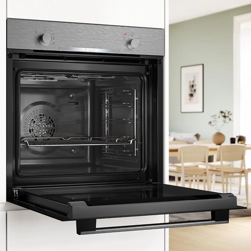- Forno, Série 2, 60 cm de largura, 5 modos de aquecimento, preto, HBA510BR4