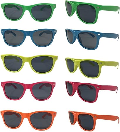 bright colored sunglasses
