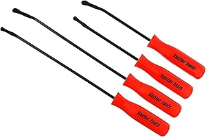 J&R QUALITY TOOLS 4pc Spoon Tip Seal Remover Set Shop Tools Perfect for Removal O-Rings