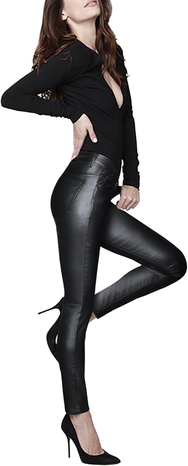 womens leather pants amazon