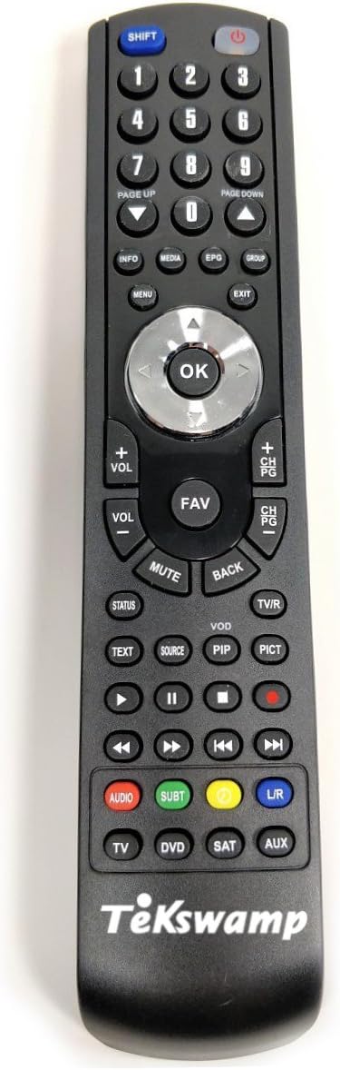 Tekswamp TV Remote Control for Mitsubishi WD-73737