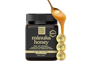 Manuka Honey New Zealand 100% Pure UMF 25+ MGO 1200+ Raw & Unfiltered Certified Award Winning Silky Smooth Taste & Texture 25