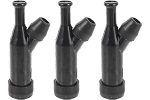 SHINYPASING 3pcs Gasoline Generator Spark Plug Caps with Unique Design Plastic High Pressure for Gas Generator