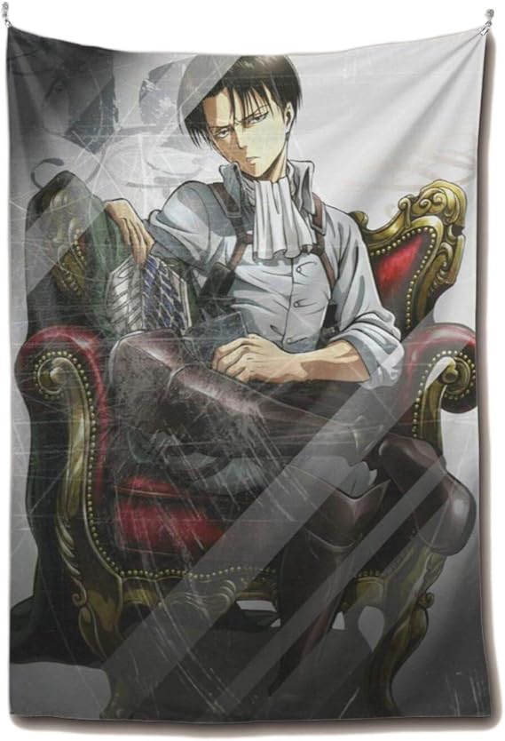 Amazon Co Jp 進撃の巨人 リヴァイ アッカーマン タペストリー ンテリアおしゃれ壁掛け 壁飾り多機能 装飾布 ファブリック装飾用品 北欧風 装飾アート 模様替え 部屋 窓カーテン 新居祝い ファッション