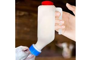 Goat Feeding Bottles | Lamb Feeder Bottles with Scaled | Upside-Down Hangable Breeding Nurse Tool, Pet Supplies for Cow Sheep