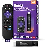 Roku® Streaming Stick™ Plus 2025 – 4K and HDR Roku Streaming Device for TV with Voice Remote – Free and Live TV