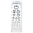 ULTECHNOVO Eye Chart, Wall Eye Visual Testing Chart Eye Chart Snellen Eye Chart Hanging Standard Chart for Home Kindergarten 28 X 10.2inch