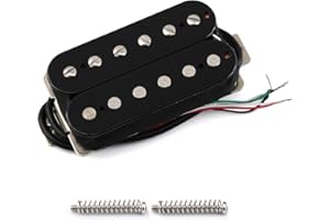 FLEOR Black Guitar Humbucker Pickups Alnico 5 Bridge Pickup 14-15k