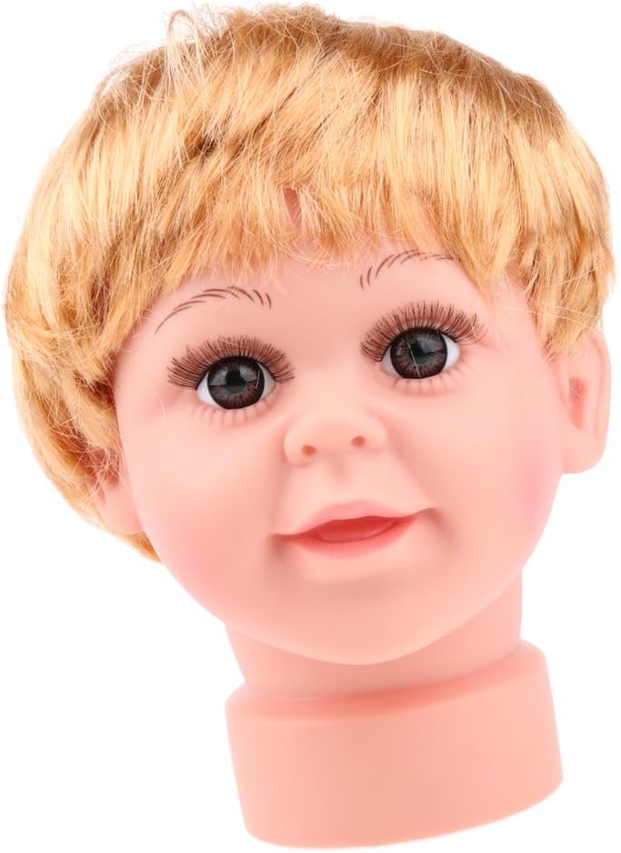 B Baosity Tete De Mannequin De Mannequin De Garcon De Bebe Avec La Perruque Pour Laffichage De Chapeau De Lunettes Denfants M Mannequins Cuisine Et Maison Eng Bouldermicrofinance Org