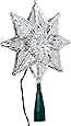 Kurt S. Adler Crystal Star Treetop, 7 in, Multicolor