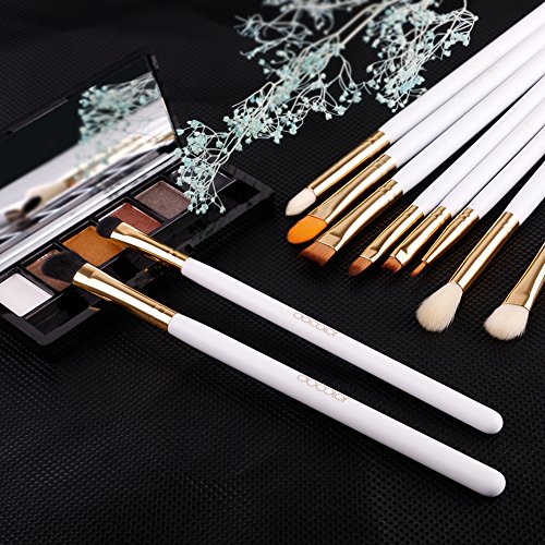 image for Docolor 10 Pcs Makeup Brush Set Professional Eye Makeup Brushes For Ey