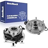 AutoShack Rear Wheel Hub Bearing Assemblies with ABS Replacement for 2009-2020 Dodge Journey 2-PC