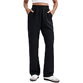 CRZ YOGA SoftAura Straight Leg Casual Sweatpants Women 28"/30" - Modal Lounge Travel Pants with Pockets