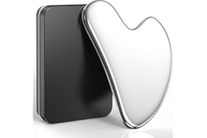 Stainless Steel Gua Sha Facial Tools, Guasha Tool for Face Acupuncture Therapy Trigger Point Treatment, Gua Sha Scraping Mass