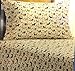 Divatex Dogs, Bones and Paw Prints Cotton Flannel Sheet Set