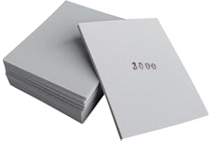 SACKORANGE 10 PCS 3000 Grit 4.5 x 5.5 Inch Sanding Sponge Set, Wet or Dry Hand Sanding Sponges Sheet, Flexible Soft Foam Sand Block for Drywall, Corner Contour, Metal Wood