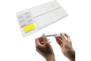 ACHALTIZA 70PCS White Dustless Chalk with 6 Holders & Eraser – Non-Toxic Bulk Chalk Set for Blackboards, Perfect for School, Office, and Home Use.