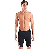 Arena Mens Arena Performance Men's Geometry Swim Jammer Sports Shorts Training Bathing Suit