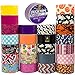 Duck and Scotch Brand Duct Tape Set (10 Assorted Rolls) Colored Duct Tape Multi Pack, Duct Tape Bulk Lot For Duct Tape Designs, DIY Crafts