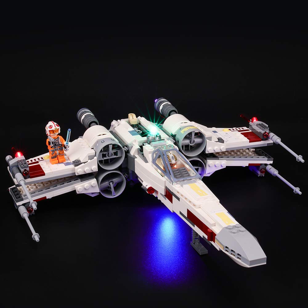 BRIKSMAX Led Lighting Kit for Star Wars X-Wing Starfighter - Compatible with Lego 75218 Building Blocks Model- Not Include The Lego Set