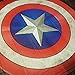 Yupbizauto 8 Pieces Marvel Comic Captain America Car Seat Covers Floor Mats and Steering Wheel Cover Set with Air Freshener