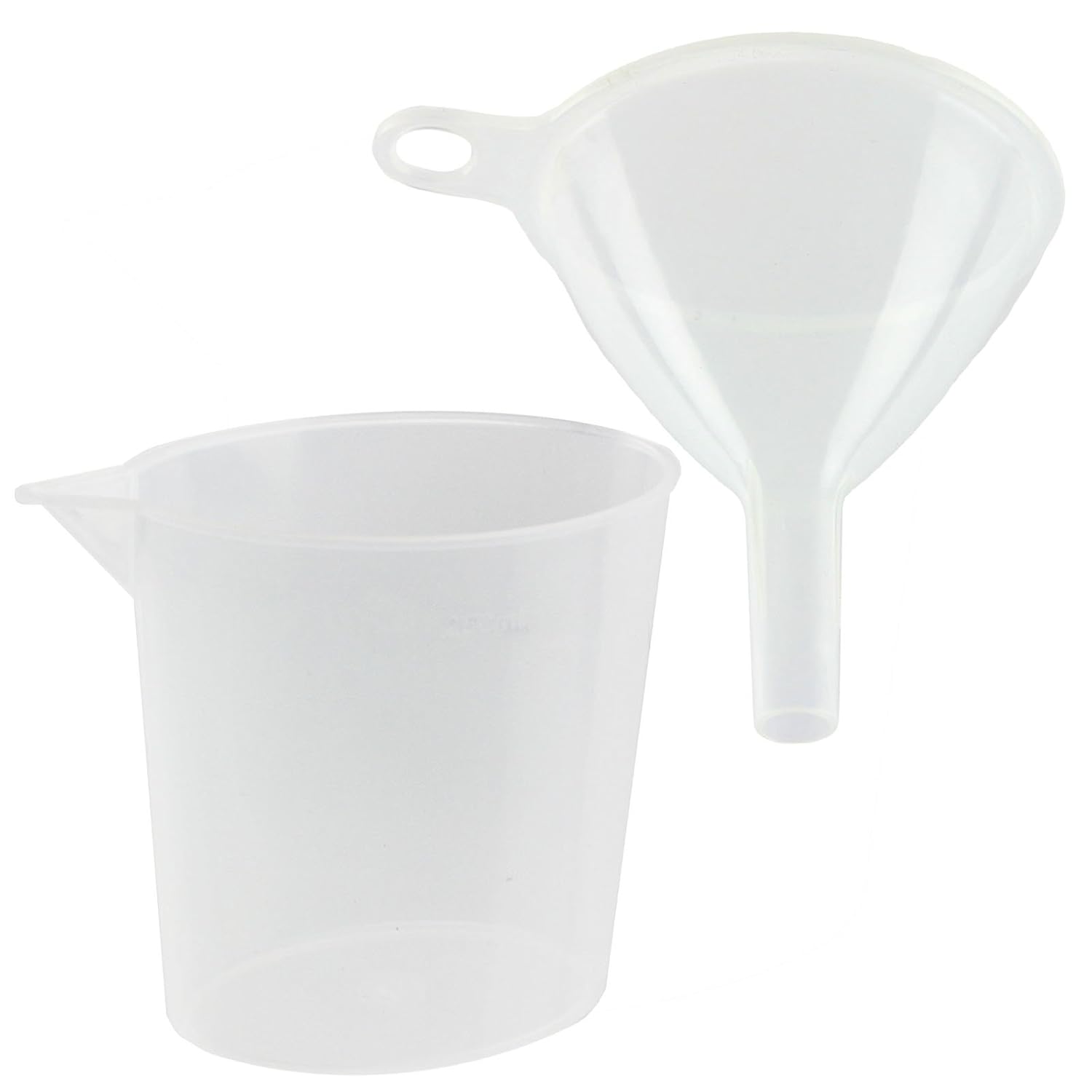SPARES2GO Plastic Measuring Jug Filler Cup & Funnel for Vax Steam Mop