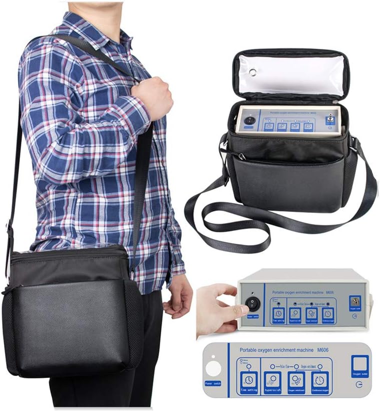 Portable Machine with Adjustable Concentrator Flow 1 L/min with Battery Travel Car Use