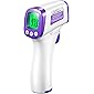 Infrared Thermometer for Adults, Non Contact Forehead Thermometer with Fever Alarm, Accurate Reading and Memory Function, Babies, Children, and the Elderly & Surface of Objects Use-NO BATTERY INCLUDED