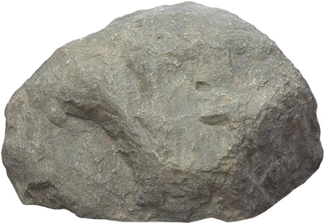 Hardscaping Materials - Outdoor Essentials Outdoor Faux Rock Cover - for Landscaping, Yard Décor, & Gardens - Water-Proof, Lightweight, Wind-Resistant, Grey, Medium