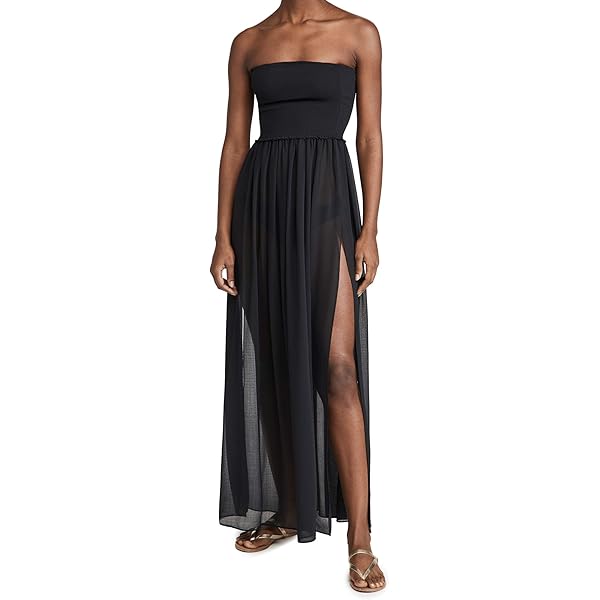 knee length dresses for ladies Aubrey Smocked Midi Dress main image 1