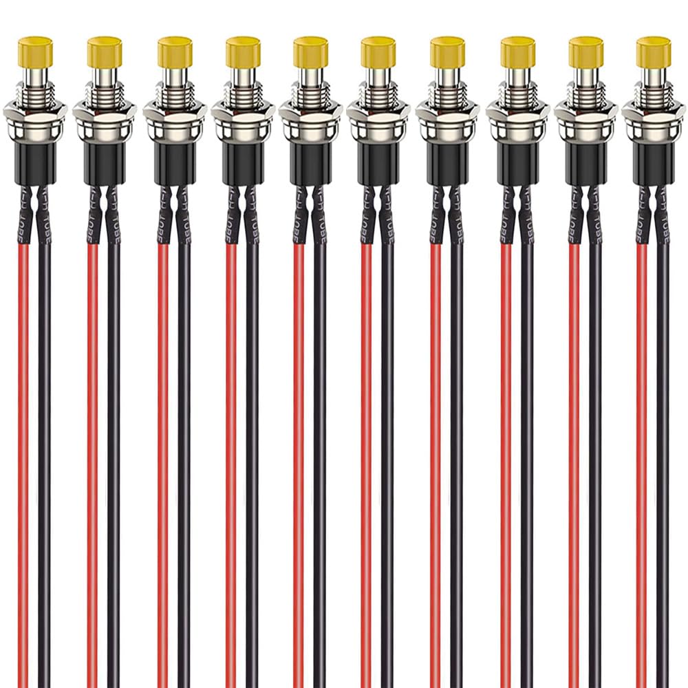 Gebildet 10pcs 7mm 3V-6V-12V-24V-230V/1A Prewired