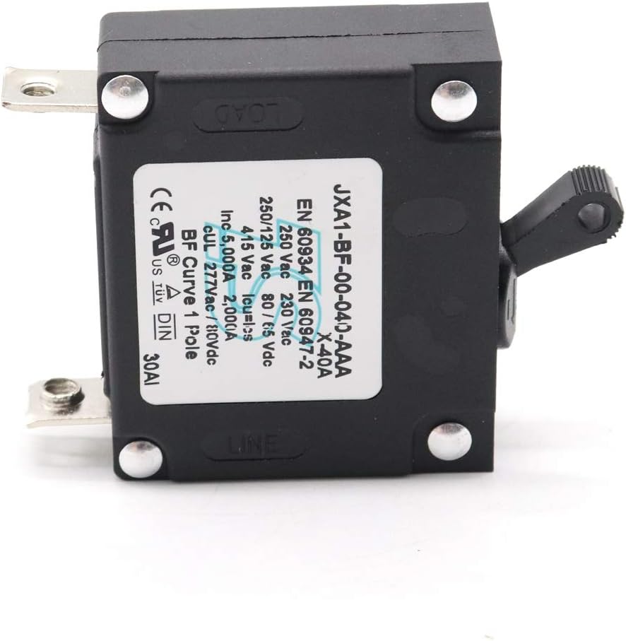 T Tocas 40A Toggle Single Pole Circuit Breakers Hydraulic Magnetic Circuit Protector AC or DC 80 V: Automotive