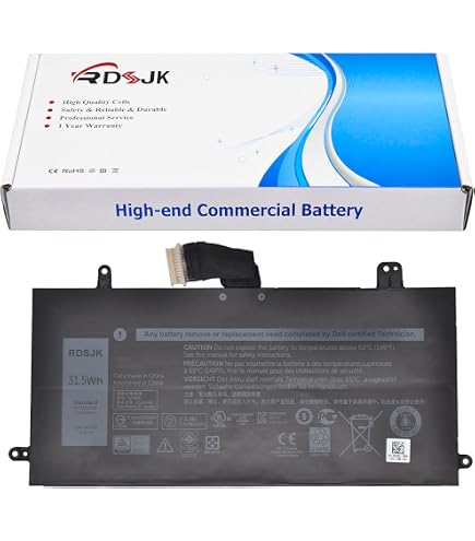 Batteria J0PGR / 1WND8 Per Dell Latitude 12 5285 5290 2-in-1 – 7.6V 42Wh, 2 Celle, Nuova