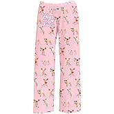 BRIEF INSANITY Lounge Pajamas for Women | Animal Cute Pig Print Bottoms - Soft, Comfy Loungewear Pants (Piglet)