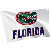 Desert Cactus University of Florida UF Flag - 3 x 5 Feet Gators Banner, Indoor/Outdoor Durable Fabric, 100% Polyester Design (Style S)