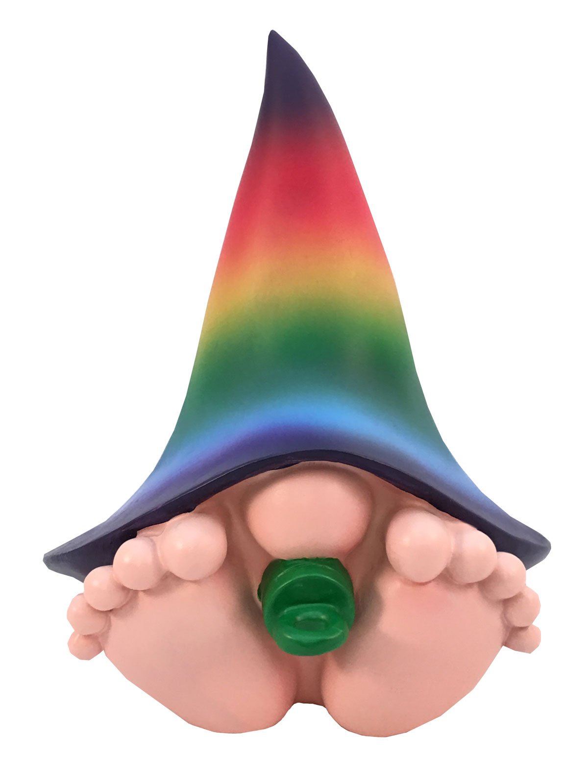GlitZGlam BO the Giant Rainbow Baby Gnome for the Enchanted Gnome and Fairy Garden (15.24 CM Tall) (Rainbow)