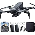 Holy Stone HS600D 3 Axis Brushless Gimbal GPS Drones With Camera For Adults 4K, FPV Drone, 8K Image, 4K/30FPS Video, 48MP Photo, 80 Min Flight, Auto Return, 20000Ft Control, QuickShot, Upgraded HS600