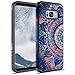 Galaxy S8 Plus Case, Rosebono Hybrid Dual Layer Shockproof Hard Cover Graphic Fashion Cute Colorful Silicone Skin Case for Samsung Galaxy S8 Plus - Mandala